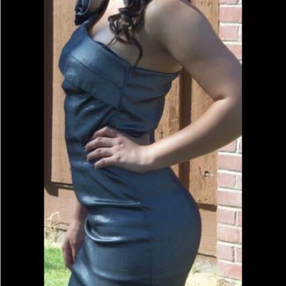 Elegant Black Strapless Dress